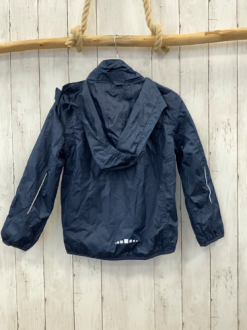  Regenjacke Gr. 122  blau dunkelblau