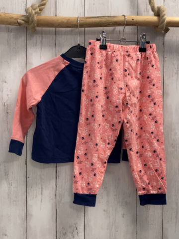 2tlg Peppa Pig  Schlafanzug Gr. 92  blau lachs Ufo Peppa Pig 