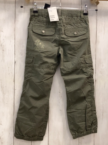 neu H&M Hose Gr. 116  oliv Kordel NP 14,95€