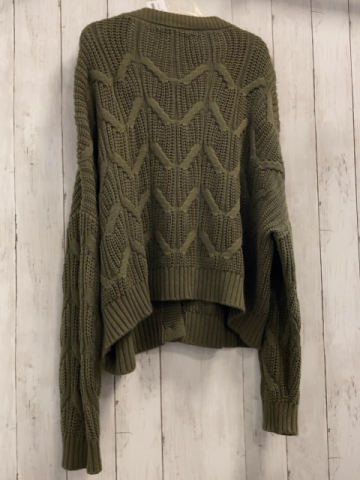 Only Strickjacke Gr. L oliv