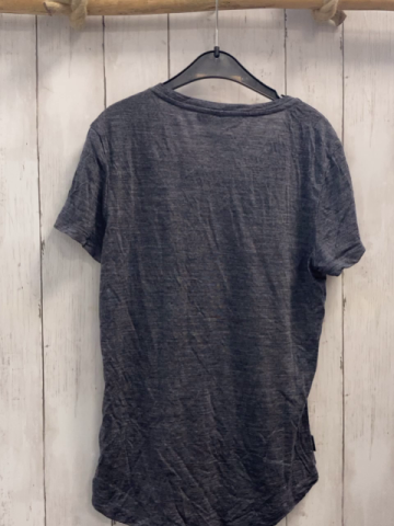 icebreaker T-Shirt Gr. 152  grau/blau 40 % Merinowolle