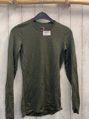icebreaker Pullover Gr. 164  oliv 100 % Wolle