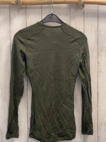 icebreaker Pullover Gr. 164  oliv 100 % Wolle