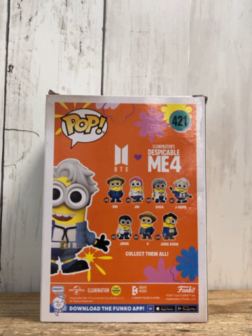 neu POP Plastikspielzeug J-Hope Despicable Me4