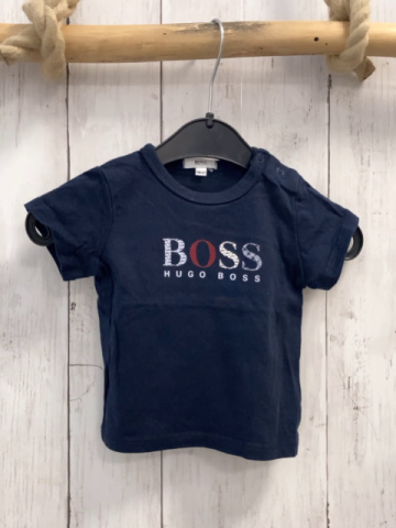 Hugo Boss  T-Shirt  Gr. 62  blau Schrift 
