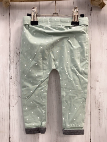 Noppies  Leggings  Gr. 68  mint weiße Sterne grauer Saum 
