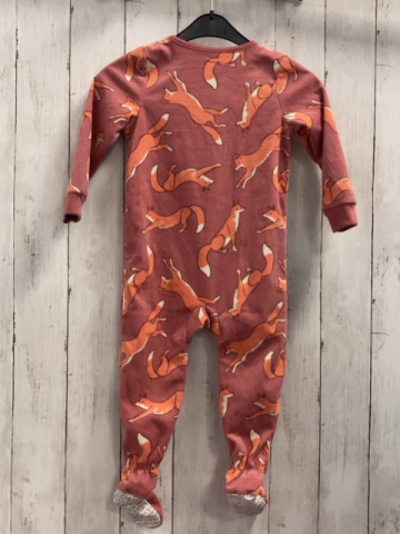 Carter´s  Schlafanzug  Gr. 92  himbeere Fleece Füchse 