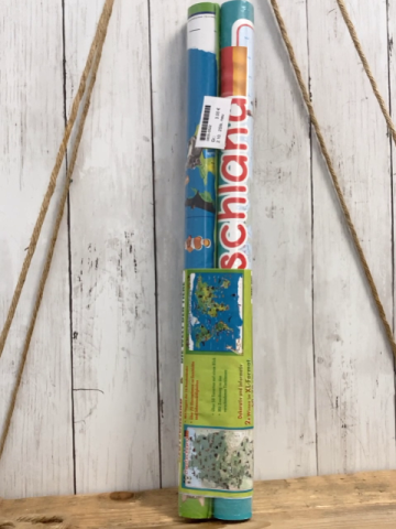 2Stk. neu Poster Deutschland und die Welt der Tiere