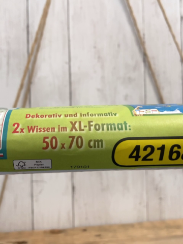 2Stk. neu Poster Deutschland und die Welt der Tiere