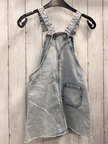 Zara  Trägerrock Gr. 128  hellblau Jeans 