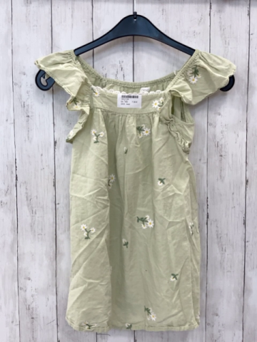 next Kleid Gr. 122  mint Blumen gestickt