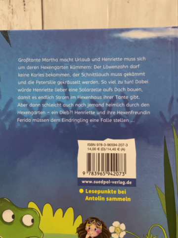   Buch Henriette Huckepack Puddingzauber im Hexengarten