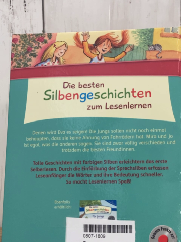   Buch Die besten Silbengeschichten zum Leselernen für Mädchen 