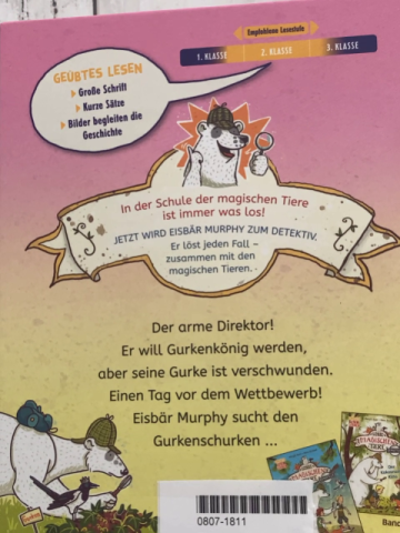 Schule der magischen Tiere  Buch Der Gurkenschurke 