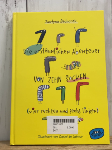   Buch Die erstaunlichen Abenteuer von 10 Socken 