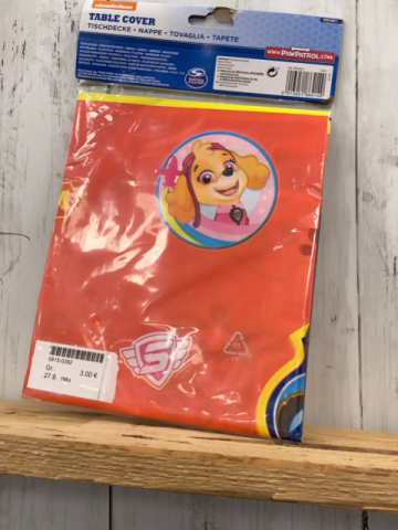 neu  Tischdecke rot Paw Patrol