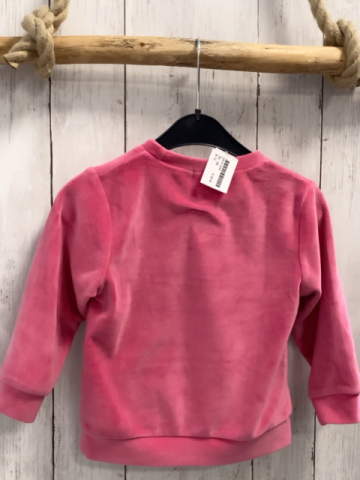   Pullover  Gr. 98  pink Nicky Bauchtasche mit Tiergesicht 