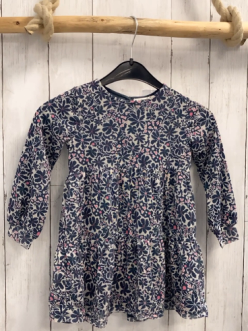 Garcia  Kleid  Gr. 92  hellgau Blumen 