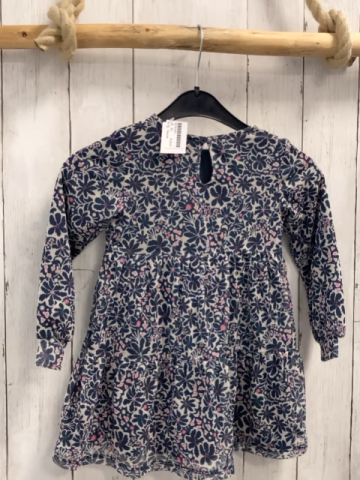 Garcia  Kleid  Gr. 92  hellgau Blumen 