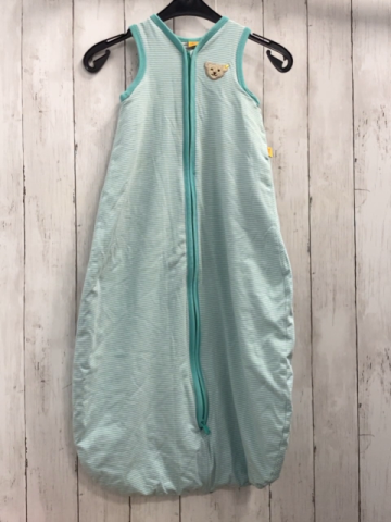 Steiff  Schlafsack Gr. 90 cm  mint weiße Streifen 