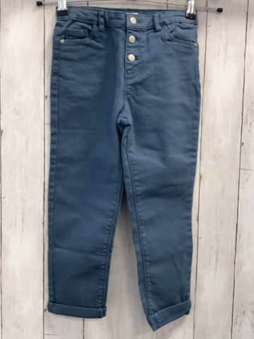 Vertbaudet  Hose  Gr. 122  petrol Bund verstellbar 