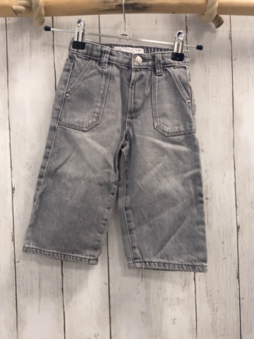 zara Hose Gr. 86  grau Jeans  Bund verstellbar
