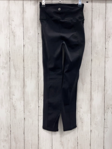   Sportleggings  Gr. 134  schwarz Rippen 