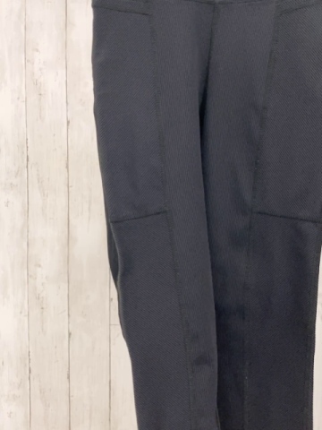   Sportleggings  Gr. 134  schwarz Rippen 