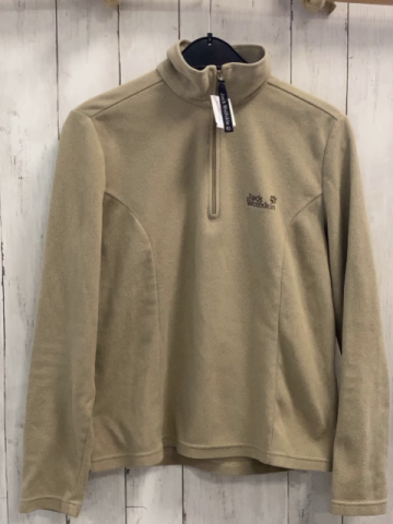 Jack Wolfskin  Pullover  Gr. 158/164  sand Fleece Reißverschluss 