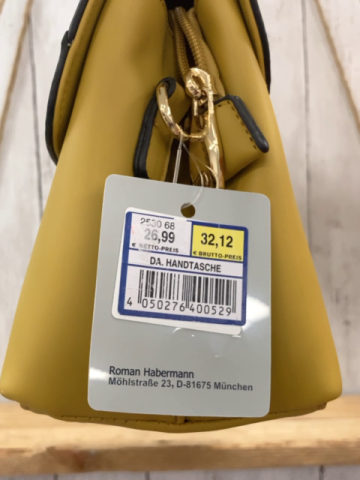 neu  Tasche  mais creme 
