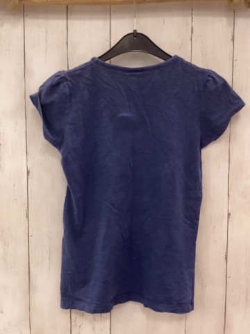   T-Shirt Gr. 134/140  blau Pailettenkatze 