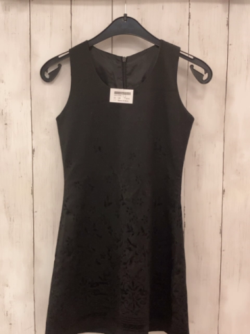 More & More  Kleid  Gr. 128  schwarz Samtdruck 