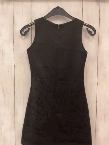 More & More  Kleid  Gr. 128  schwarz Samtdruck 