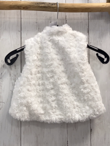 Orsolino  Weste  Gr. 80  weiß Plüsch 