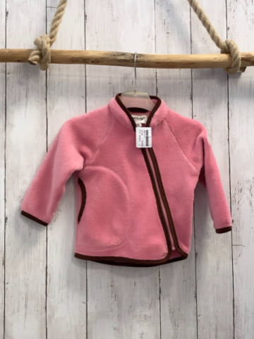 Raccon  Plüschjacke  Gr. 80  rosa brauner Bund 