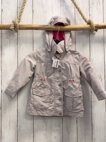 S´Oliver  Jacke  Gr. 80  grau pink Applikationen + Futter 