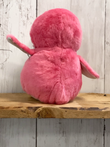   Plüschspielzeug  weiß rosa Eule 