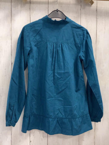 Manguun Bluse  Gr. 134  petrol bestickt 