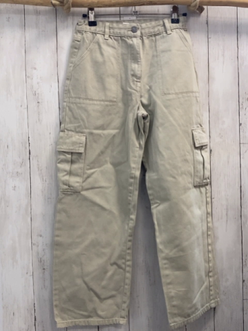  Hose Gr. 152  beige/mint weites Bein Bund verstellbar