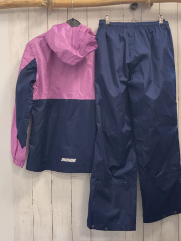 2tlg Regenanzug Gr. 146  lila blau