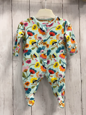 next Schlafanzug Gr. 62  mint bunte Blumen
