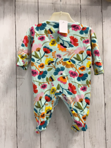 next Schlafanzug Gr. 62  mint bunte Blumen