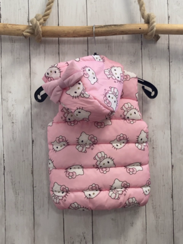 neu Weste  Gr. 92  rosa Hello Kitty Kapuze 