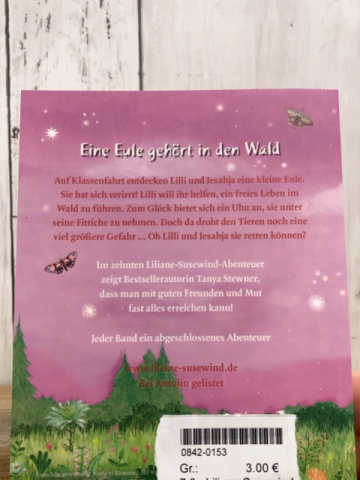 Liliane Susewind  Taschenbuch Eine Eule steckt den Kopf nicht in den Sand 