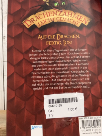  Buch Drachenzähmen leicht gemacht 