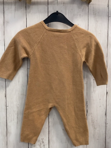 Alana  Overall  Gr. 68  hellbraun Strick Bärenkopf 