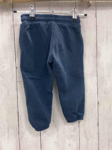  Jogginghose Gr. 92  blau senf Schift weiße Kordel