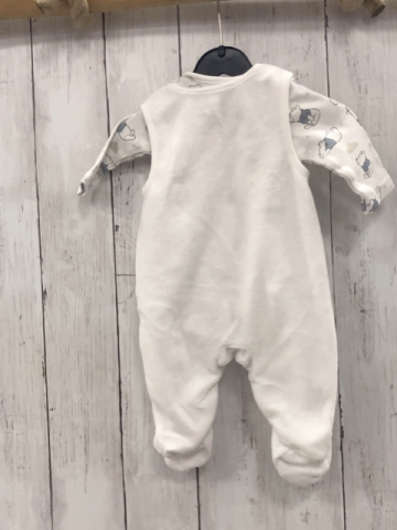 2tlg Strampler + Langarmbody Gr. 56  weiß Winnie Pooh