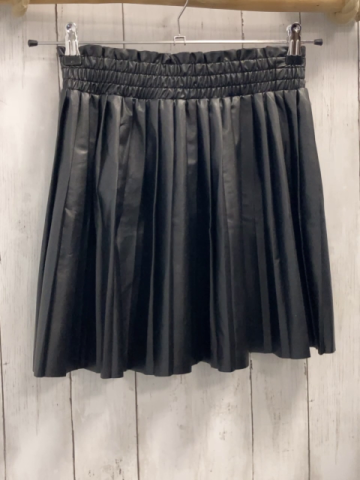 OXXO Rock Gr. XS schwarz Falten lederoptik