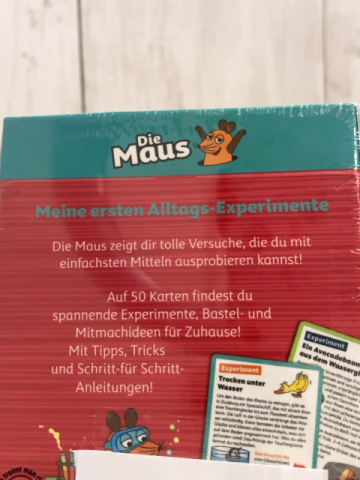 neu  Kartenspiel  Die Maus Probier´s aus 